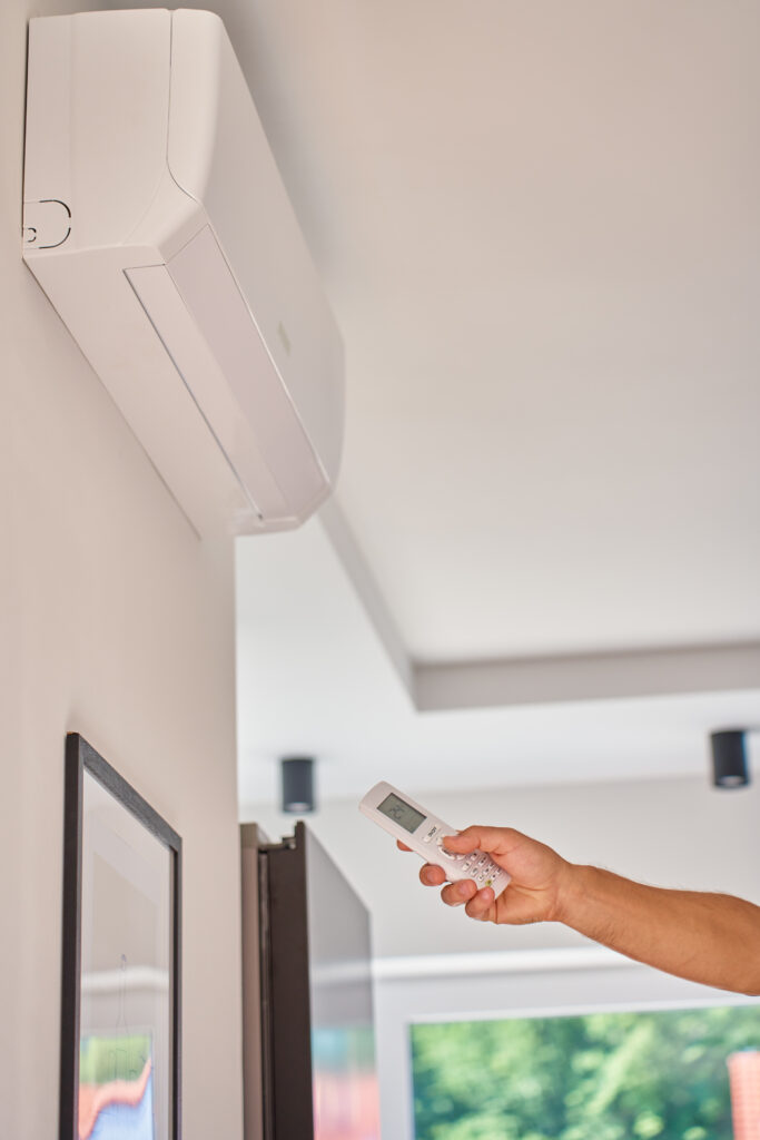 Ductless Mini Split in Wall