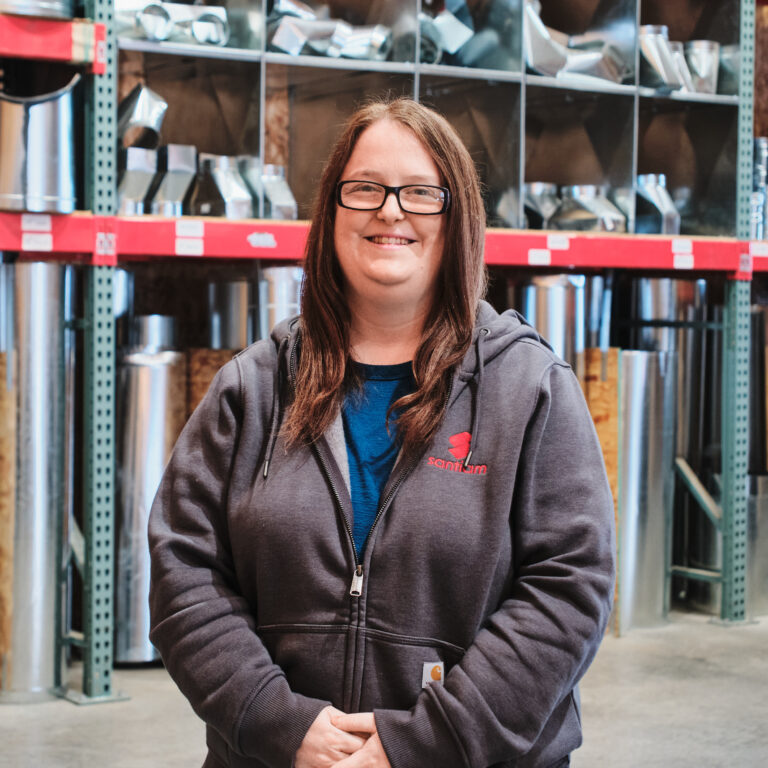 Leslie Pietila, operations lead at Santiam Heating & Sheet Metal